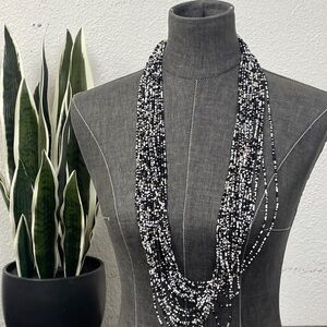 Joan Rivers multi-strand necklace